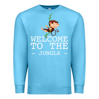 Ocean Blue Welcome To The Jungle Premium Sweatshirt - Bettercallsaul