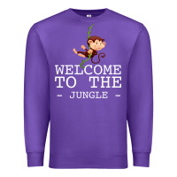Purple Welcome To The Jungle Premium Sweatshirt - Bettercallsaul