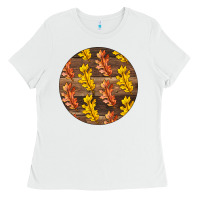 White Fall Rounded Ladies Tee - LillyAllenDesigns