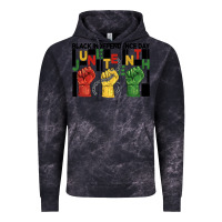 Cloud Black black independence day juneteenth Vintage Hoodie - BarkalooDesign