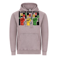 Vintage Zinc black independence day juneteenth Vintage Hoodie - BarkalooDesign