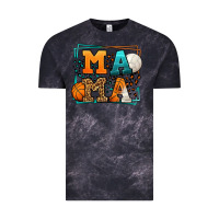 Cloud Black Basketball and Volleyball mama Mother's Day Vintage Tee - LillyAllenDesigns