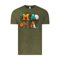 Vintage Olive Basketball and Volleyball mama Mother's Day Vintage Tee - LillyAllenDesigns