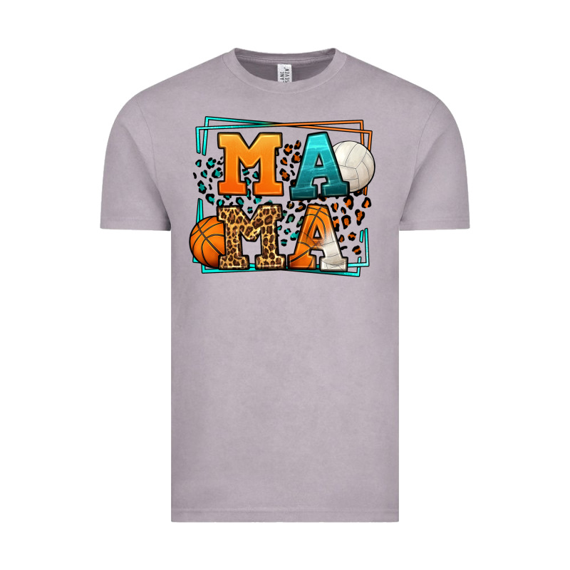 Basketball And Volleyball Mama Mother's Day Vintage Tee by LillyAllenDesigns | Teevron