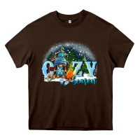 Chocolate Brown cozy season Heavy Core Tee - FaDigitalArtStudio