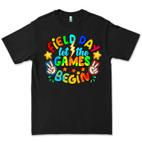 Black Field Day Let The Games Begin Premium Tee - CowhideDigitalArt