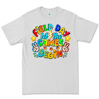 Dove Grey Field Day Let The Games Begin Premium Tee - CowhideDigitalArt
