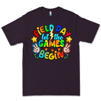 Plum Field Day Let The Games Begin Premium Tee - CowhideDigitalArt