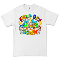 White Field Day Let The Games Begin Premium Tee - CowhideDigitalArt