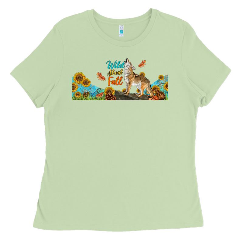 Wild About Fall Coyote Ladies Tee by LillyAllenDesigns | Teevron