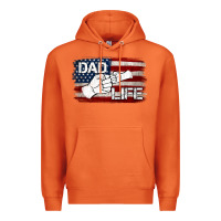 Carrot Dad Life with American Flag Premium Hoodie - Jasminsmagicworld