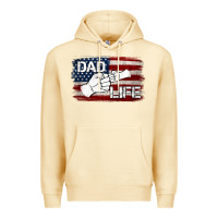 Pina Colada Dad Life with American Flag Premium Hoodie - Jasminsmagicworld