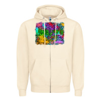 Sandshell colorful leopard background Zipper Hoodie - RanaPortraitStore