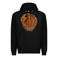 Black baseball glove Premium Hoodie - BarkalooDesign
