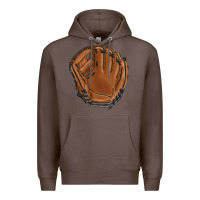 Coffee baseball glove Premium Hoodie - BarkalooDesign