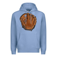 Colony Blue baseball glove Premium Hoodie - BarkalooDesign
