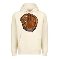 Sandshell baseball glove Premium Hoodie - BarkalooDesign