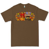 Cacao give thanks to the lord for he is good Premium Tee - CowhideDigitalArt