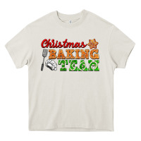 Cream christmas baking team Heavy Core Tee - FaDigitalArtStudio