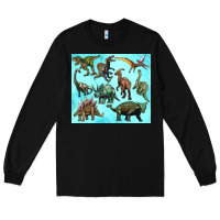 Black dinosaurs tumbler Long Sleeve Tee - Artiststas