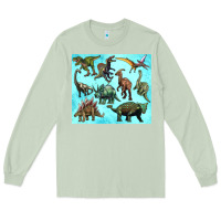 Matcha dinosaurs tumbler Long Sleeve Tee - Artiststas
