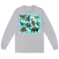 Moon Dust dinosaurs tumbler Long Sleeve Tee - Artiststas