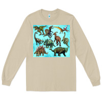 Mushroom dinosaurs tumbler Long Sleeve Tee - Artiststas