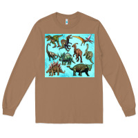 Toasted Coconut dinosaurs tumbler Long Sleeve Tee - Artiststas