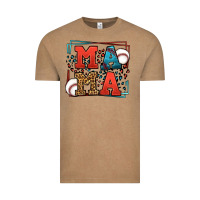 Vintage Coffee leopard baseball mama Mother's Day Vintage Tee - LillyAllenDesigns
