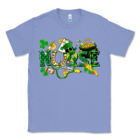 Colony Blue nurse st patrick Classic Tee - FaDigitalArtStudio