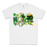 White nurse st patrick Classic Tee - FaDigitalArtStudio