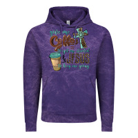 Cloud Purple give me coffee to get me started & jesus to keep me going Vintage Hoodie - BarkalooDesign