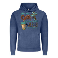 Vintage Denim give me coffee to get me started & jesus to keep me going Vintage Hoodie - BarkalooDesign