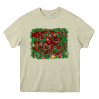 Mossy christmas background Heavy Core Tee - RanaPortraitStore