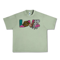 Oil Green Love More Urban Heavy Tee - SublimationCraftShop