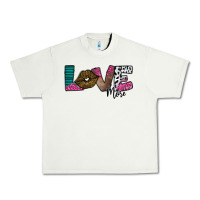 Pistachio Love More Urban Heavy Tee - SublimationCraftShop
