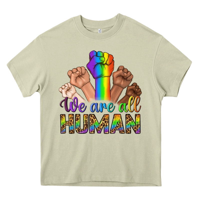 We Are All Human Heavy Core Tee by BundleAndBundleShop | Teevron