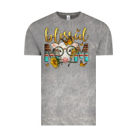 Cloud Rock Western Blessed Mom Baby Calf Mother's Day Vintage Tee - LillyAllenDesigns