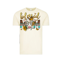 Vintage Arctic Western Blessed Mom Baby Calf Mother's Day Vintage Tee - LillyAllenDesigns