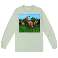 Matcha parasaurolophus Long Sleeve Tee - Artiststas