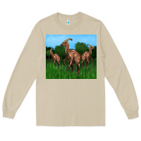 Mushroom parasaurolophus Long Sleeve Tee - Artiststas
