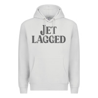 Dove Grey jet lagged cute world traveler & funny vacation pullover hoodie Premium Hoodie - linhVisuals