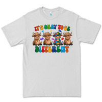 Dove Grey Its Okay To Be Different Premium Tee - CowhideDigitalArt