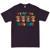 Plum Its Okay To Be Different Premium Tee - CowhideDigitalArt