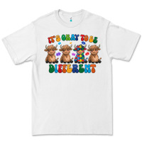 White Its Okay To Be Different Premium Tee - CowhideDigitalArt
