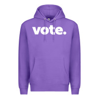Purple vote   election voting political long sleeve t shirt Premium Hoodie - linhVisuals