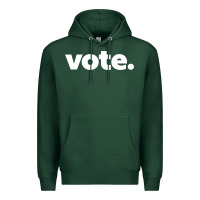 Sports Green vote   election voting political long sleeve t shirt Premium Hoodie - linhVisuals