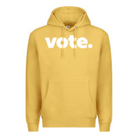Antique Gold vote   election voting political long sleeve t shirt Premium Hoodie - linhVisuals