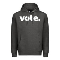 Charcoal Heather vote   election voting political long sleeve t shirt Premium Hoodie - linhVisuals