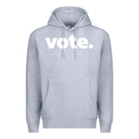 Heather Grey vote   election voting political long sleeve t shirt Premium Hoodie - linhVisuals